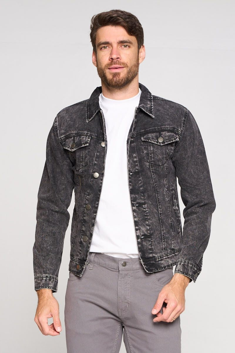 Mineral Black Denim Jacket Red Label