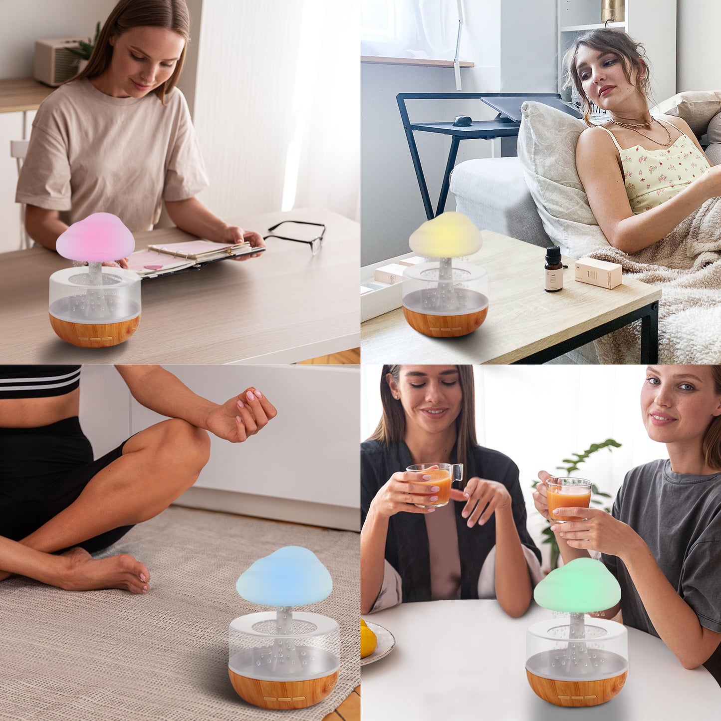Rain Cloud Humidifier Lamp
