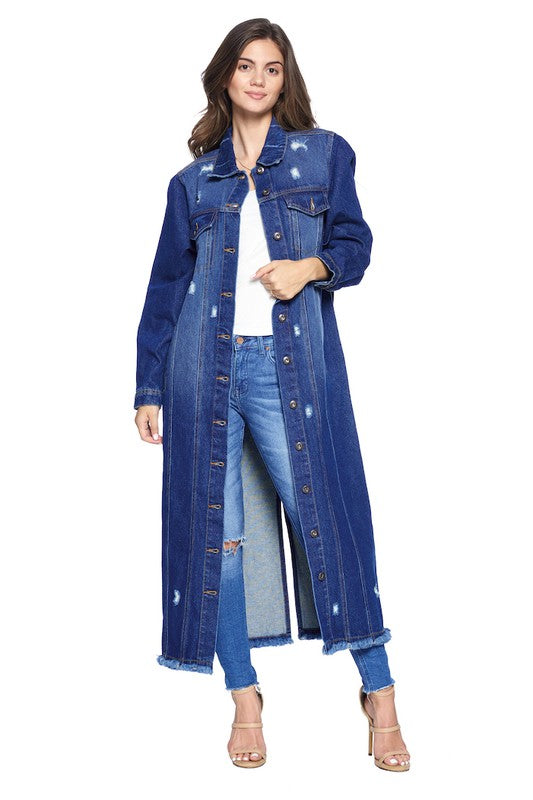 Denim Trench Jacket Red Label