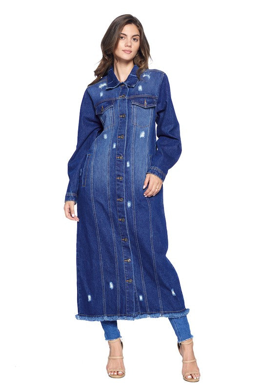 Denim Trench Jacket Red Label