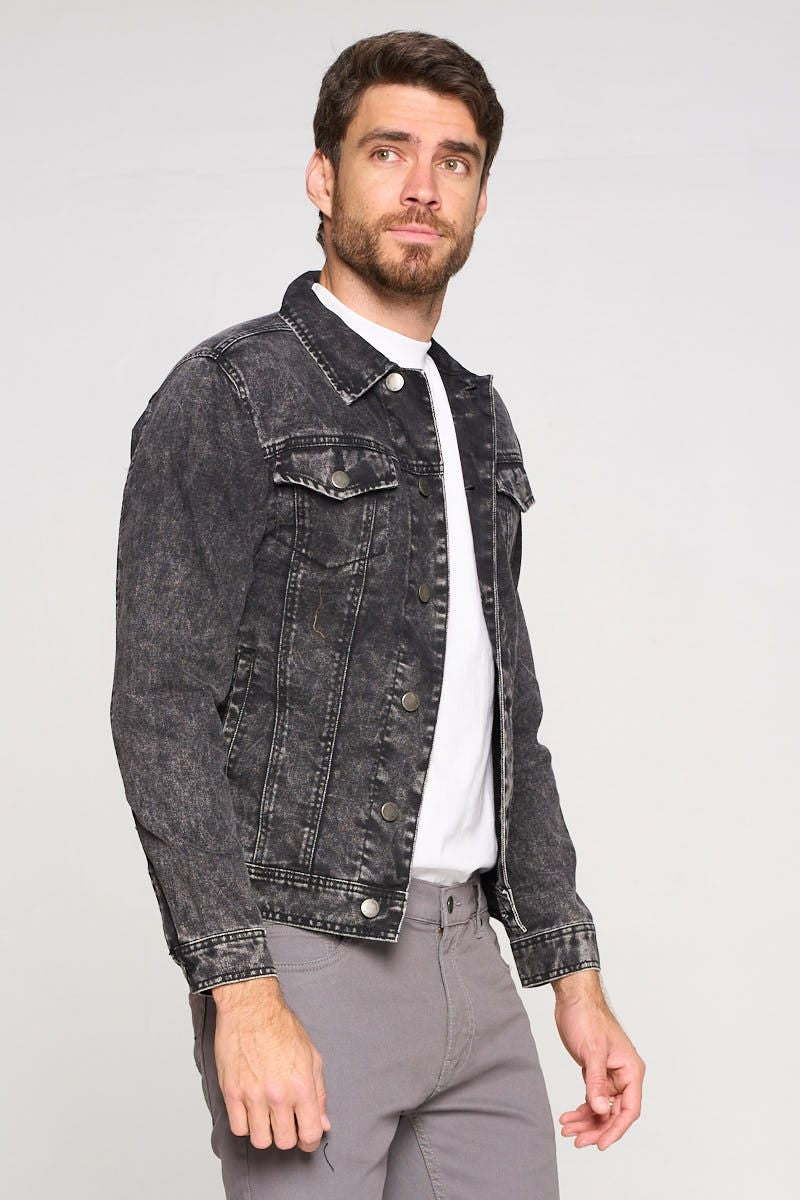 Mineral Black Denim Jacket Red Label