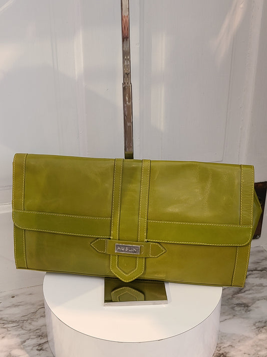 Auslini Clutch Handbag Lime