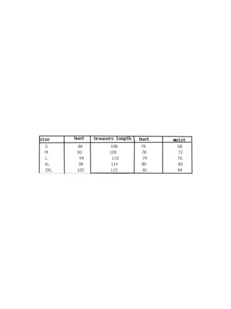 Printed Loose Shirt Straight-Leg Trousers Set - GREEN