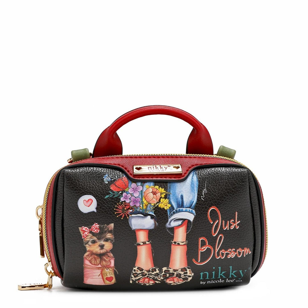 MINI BOSTON DOUBLE ZIP CROSSBODY - FRIENDS LOOKS ALIKE