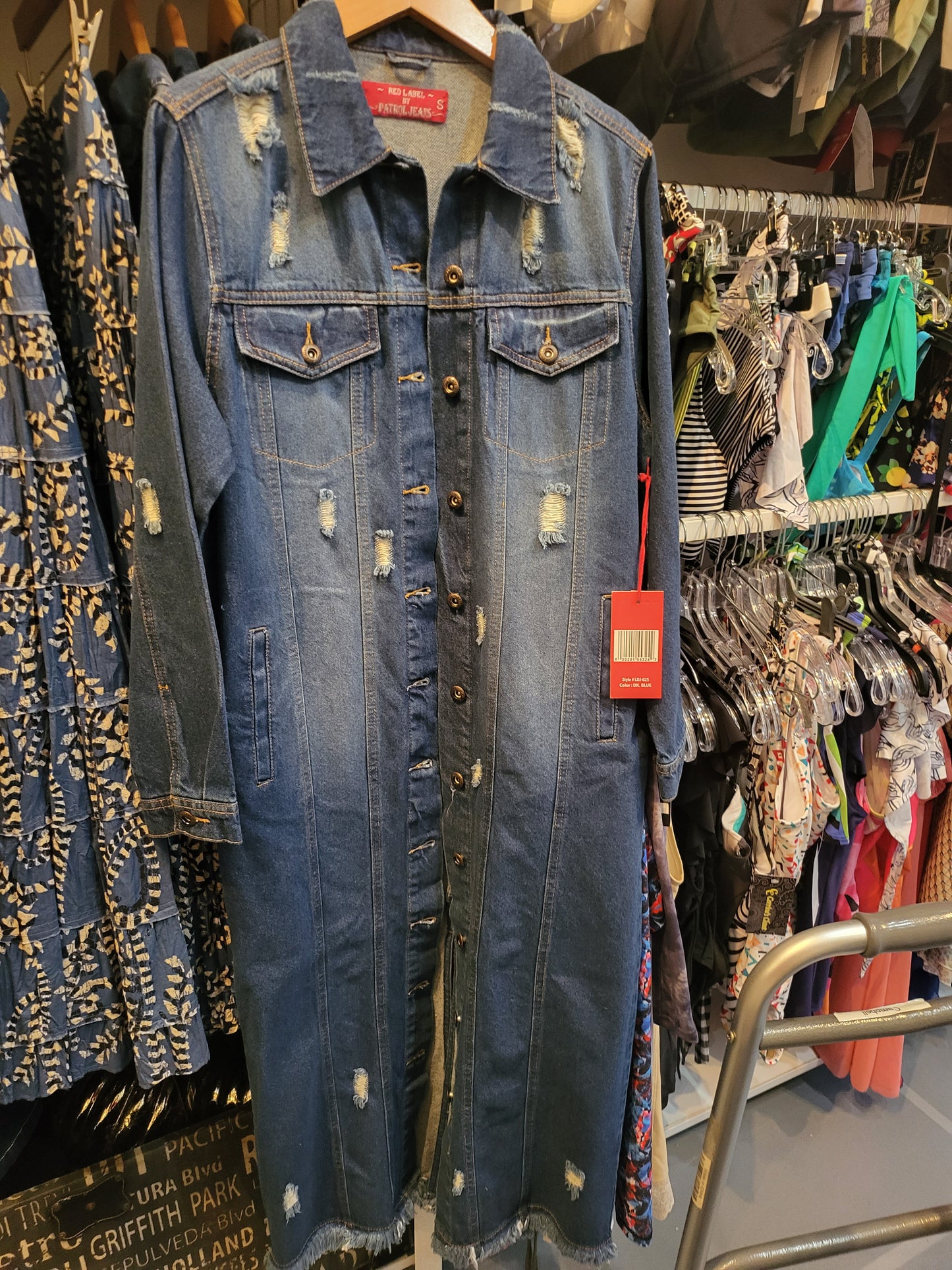 Denim Trench Jacket Red Label