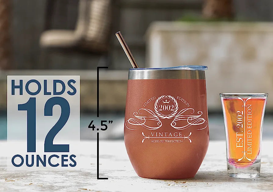 Wine Tumbler & Shot Glass