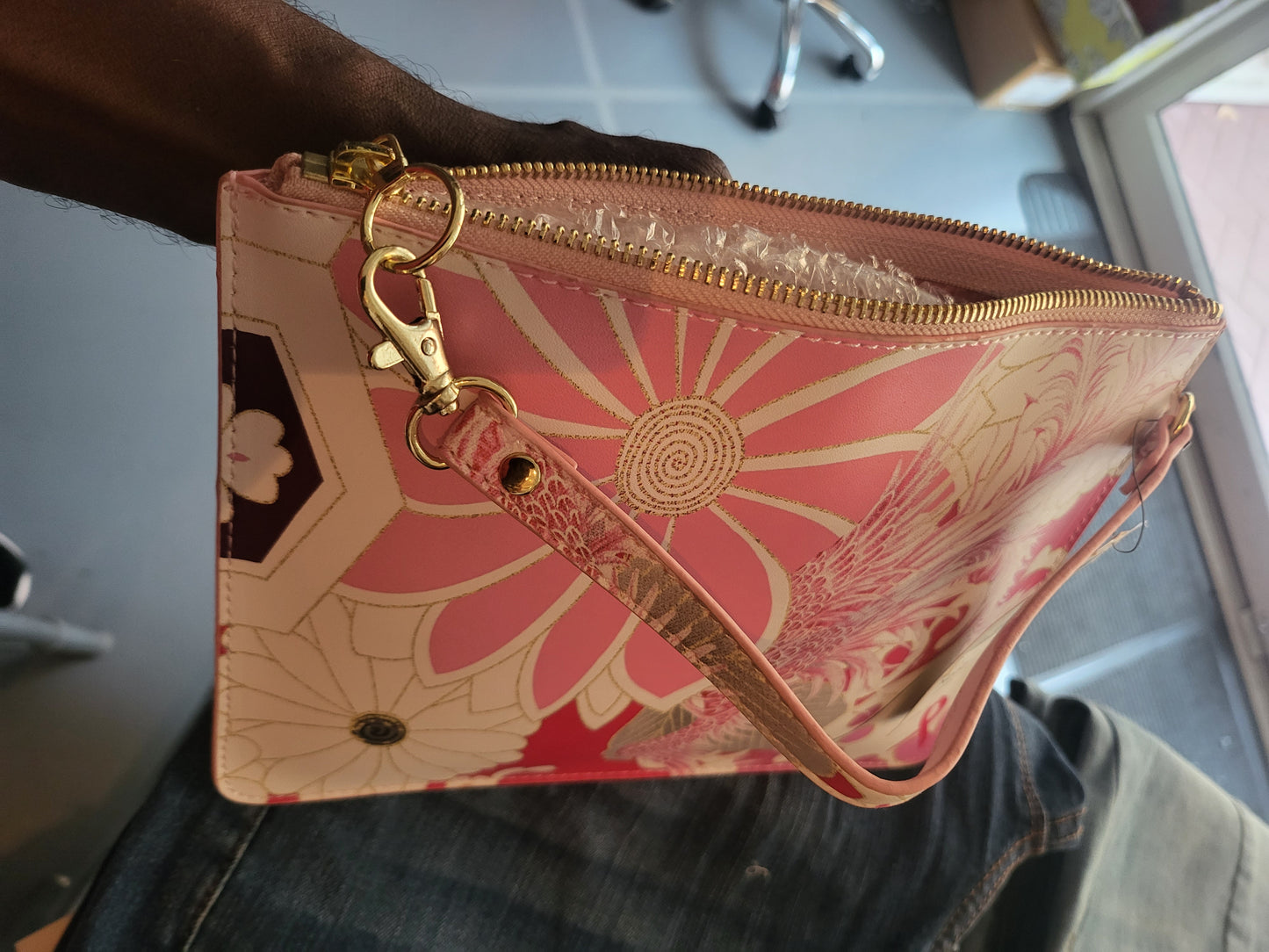 CHICO`S Printed Zip Pouch
