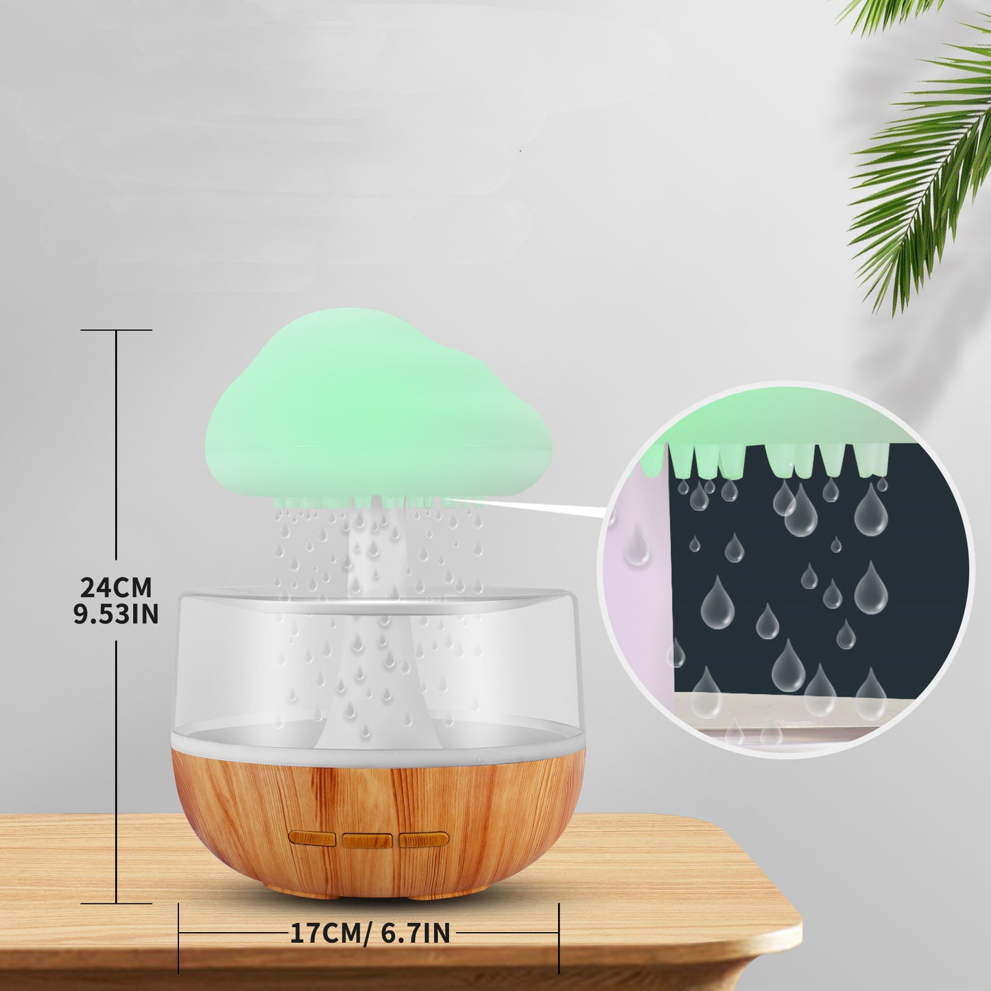 Rain Cloud Humidifier Lamp