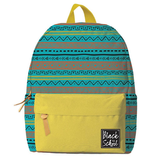 Turquoise and Orange Backpack Set