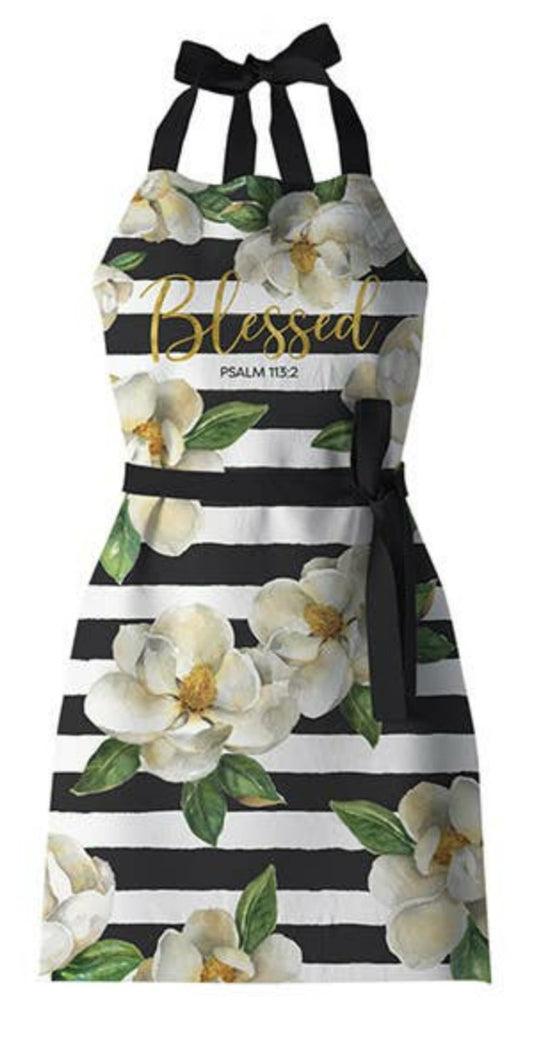 Blessed Magnolia Apron